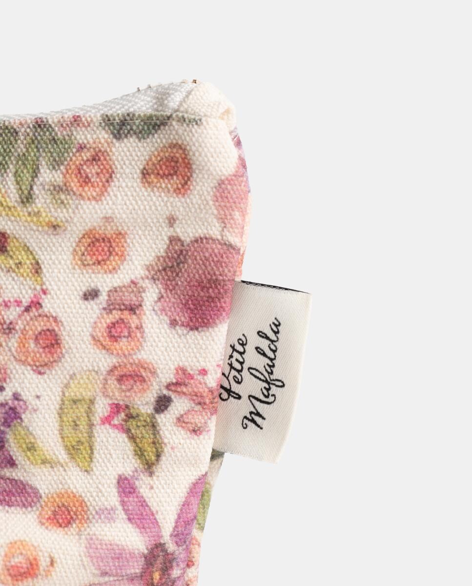 Nécessaire com Estampado Floral Rosa-3