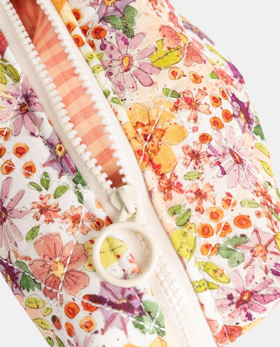 Nécessaire Acolchoado Pequeno Rosa-4