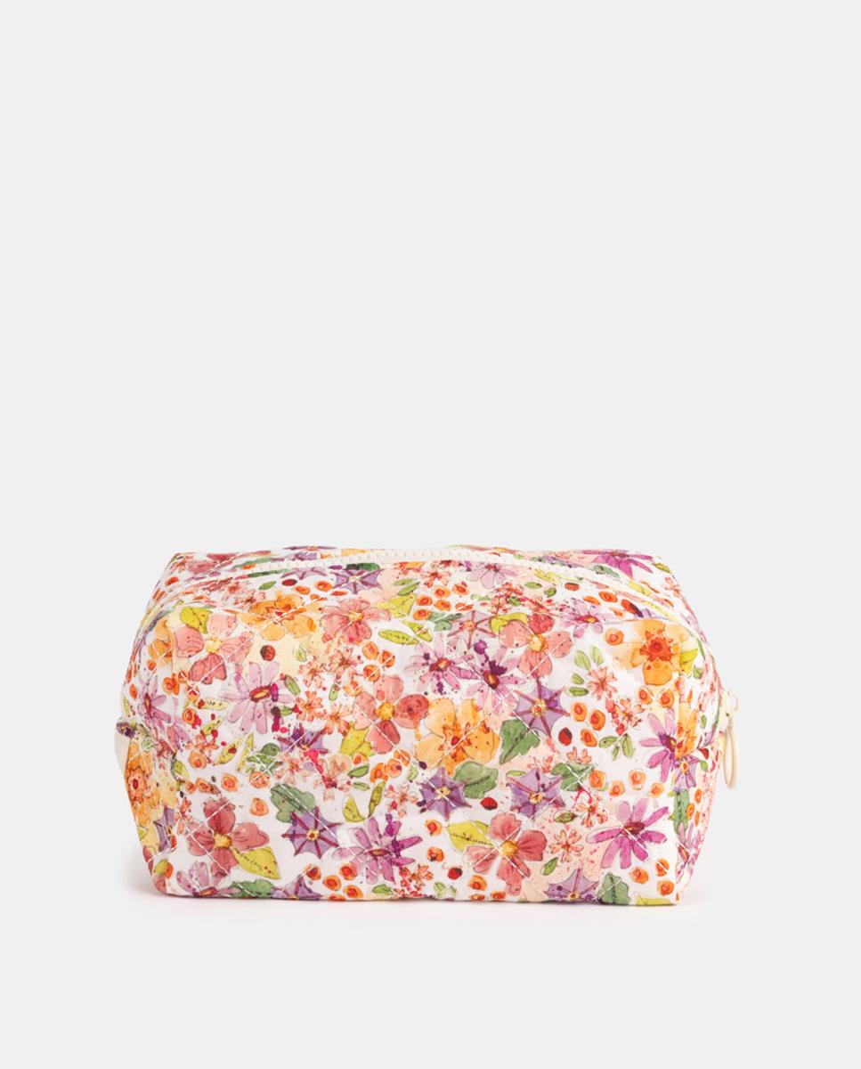 Imagem 0 de Nécessaire Acolchoado com Estampado Floral