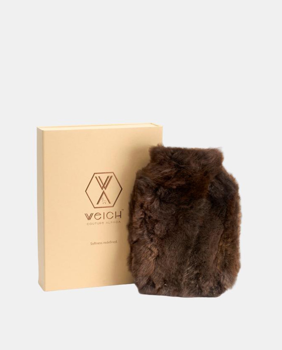 Imagen 2 de Botella de agua caliente de alpaca - WEICH - Marrón oscuro Marrón oscuro