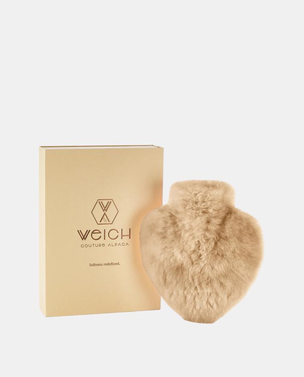 Imagen 2 de Botella de agua corazón de alpaca - WEICH - Beige Beige
