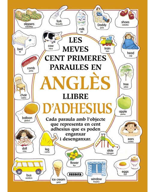 Les meves cent primeres paraules en anglès amb adhesius(Tapa blanda) 1