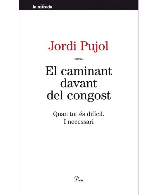 El caminant davant del congost: Quan tot és difícil. I necessari (Capa mole com abas) 1