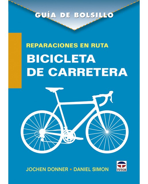 Reparaciones en ruta. Bicicleta de carretera.