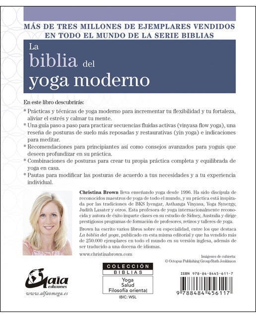 Imagen 1 de La biblia del yoga moderno: La guía definitiva del yoga actual (Tapa blanda)