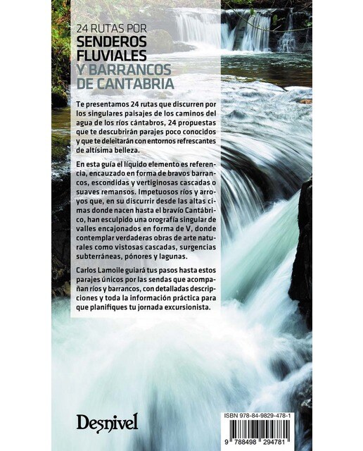 24 rutas por senderos fluviales y barrancos de Cantabria (Capa mole) 1