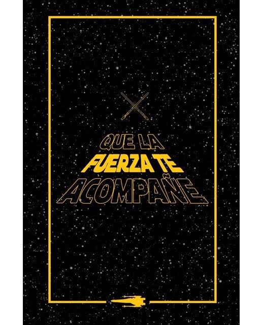 Star wars - que la fuerza te acompañe (notebook) (Tapa dura).