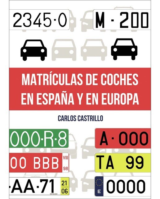 Matrículas de coches en España y en Europa  (Tapa blanda) 1
