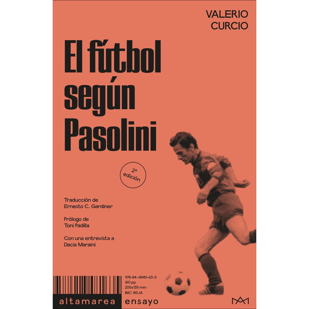 El fútbol según Pasolini  (Tapa blanda) 1