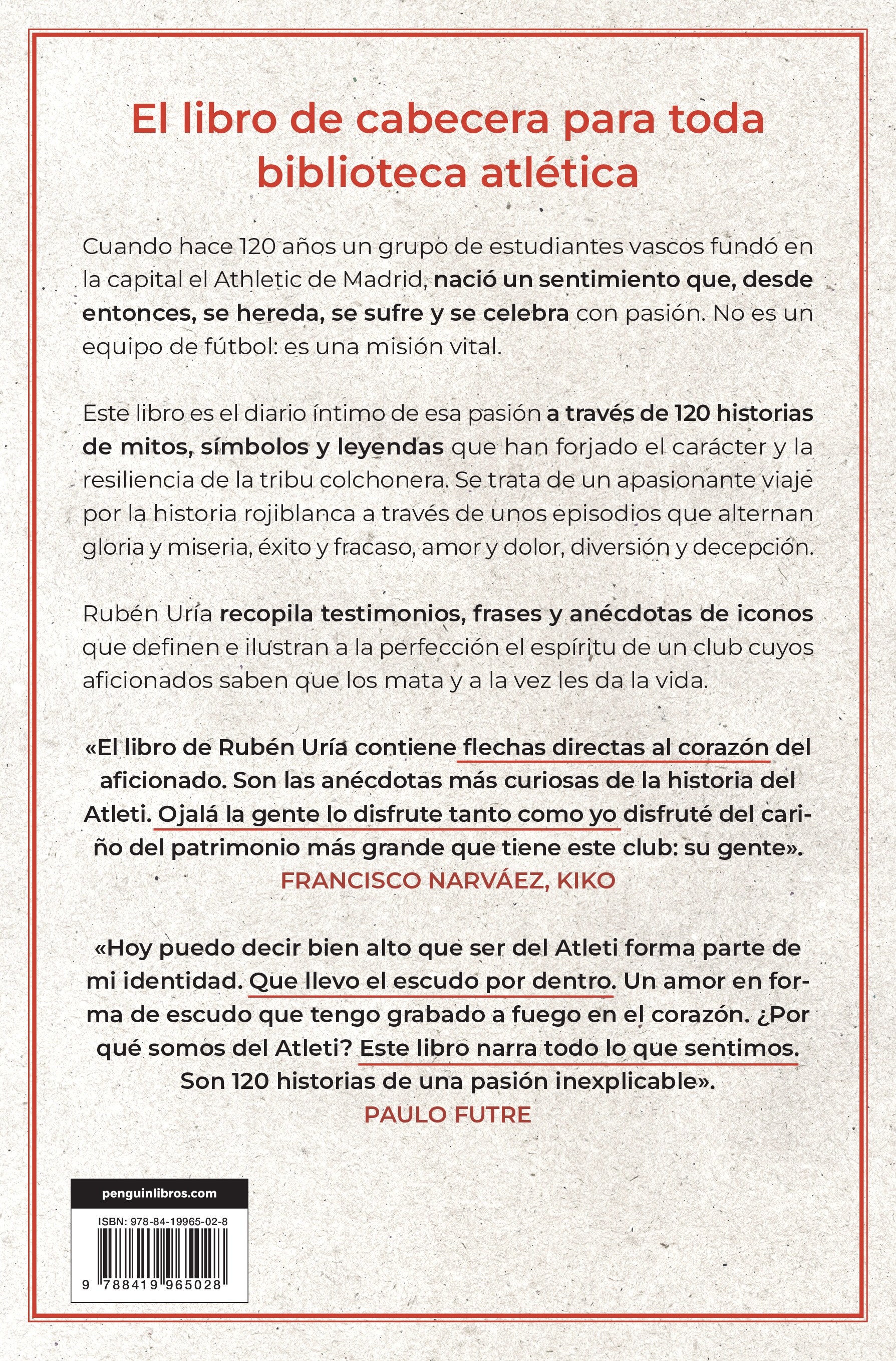 120 historias del Atlético de Madrid  (Tapa blanda) 2