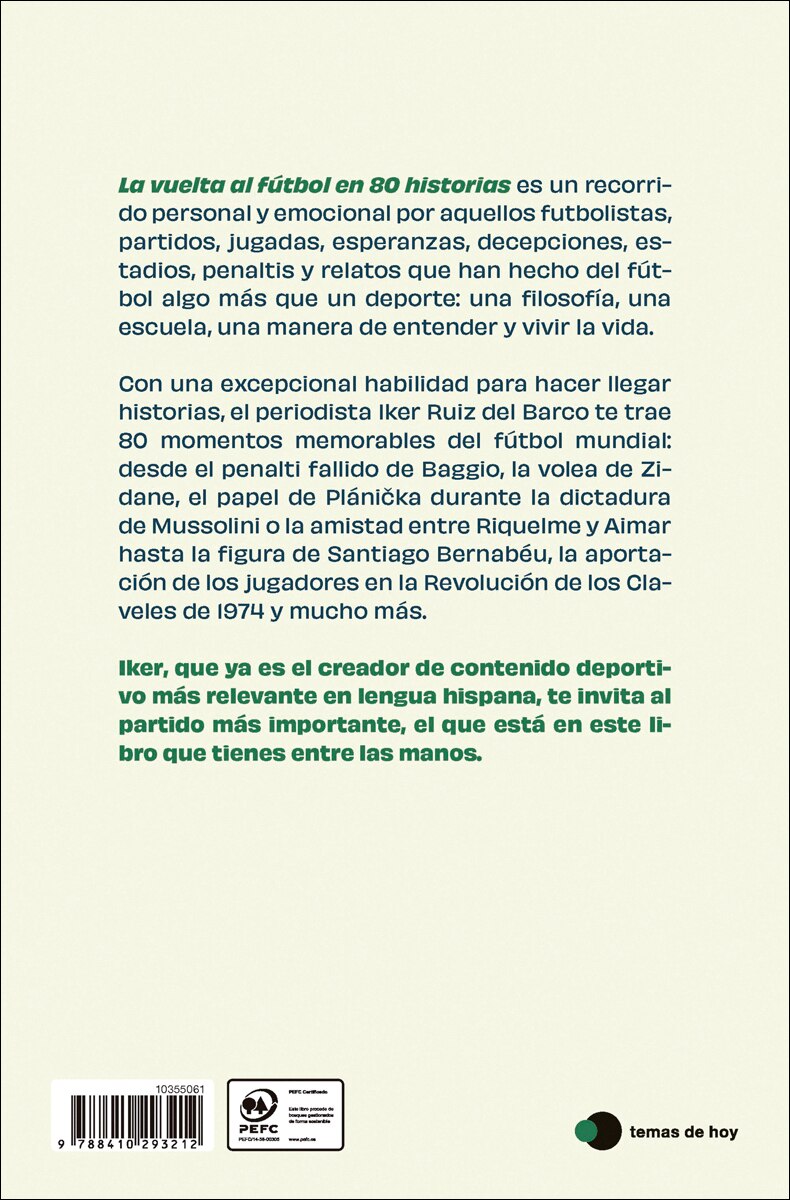 La vuelta al fútbol en 80 historias  (Tapa blanda con solapas) 2