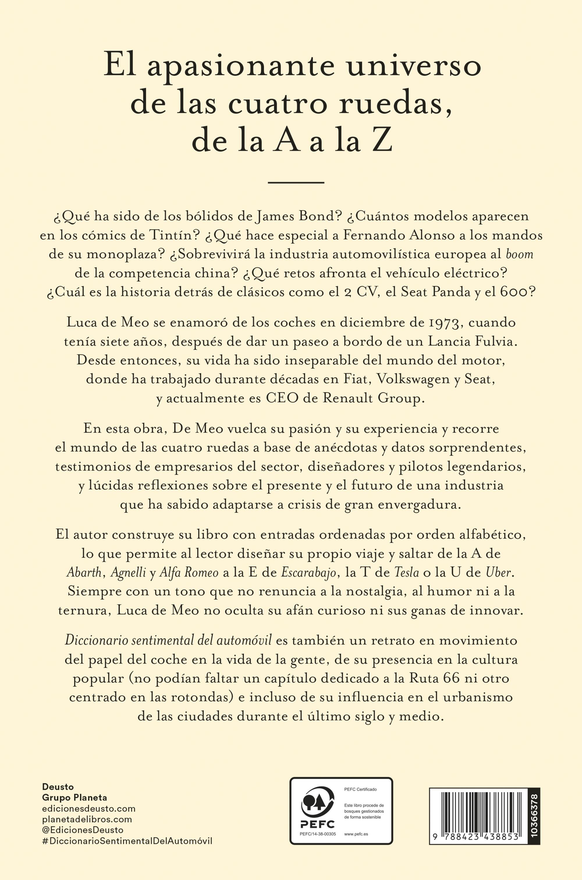 Diccionario sentimental del automóvil (Capa mole com abas) 2