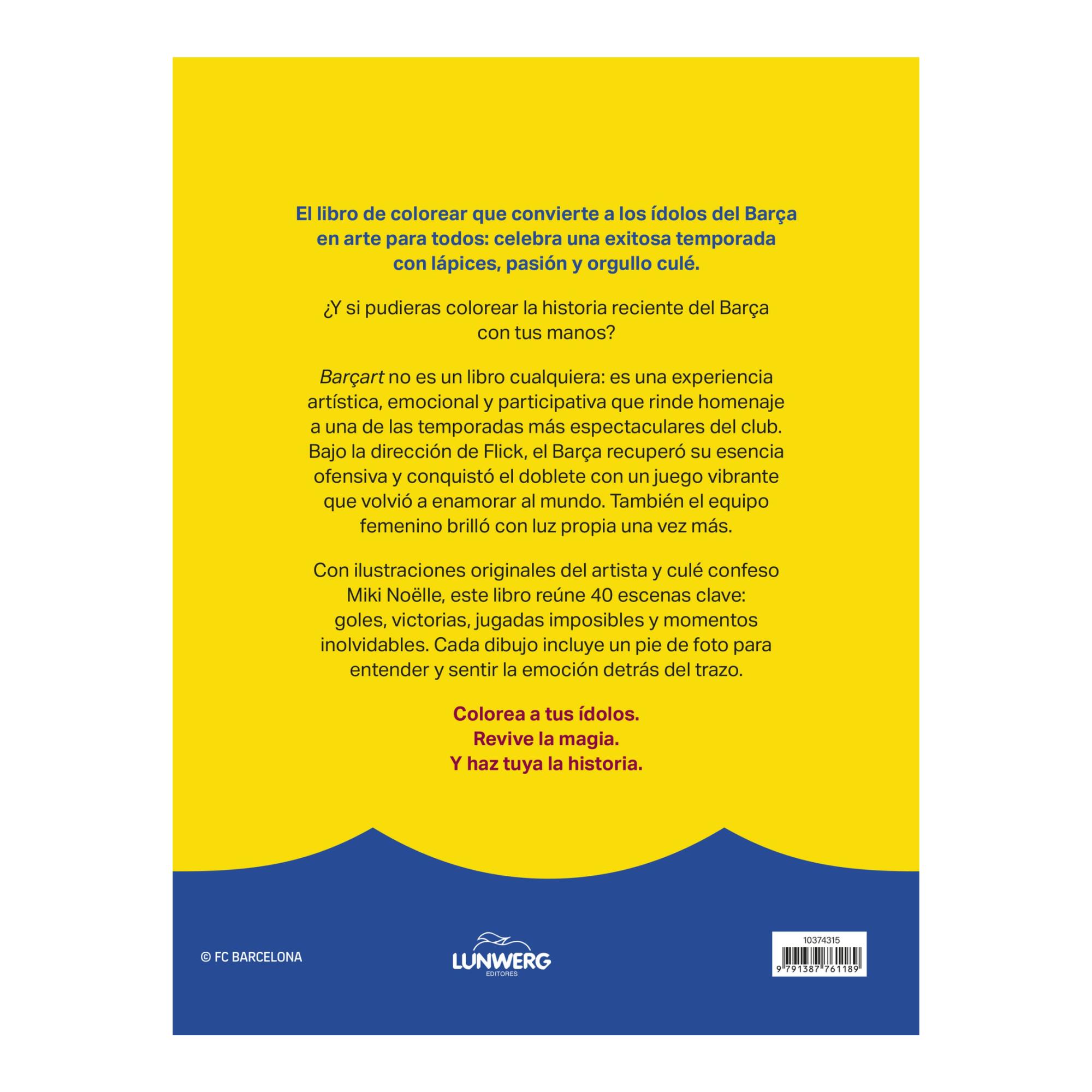 Barçart: ¡Colorea a tus ídolos! (Capa mole com abas) 6