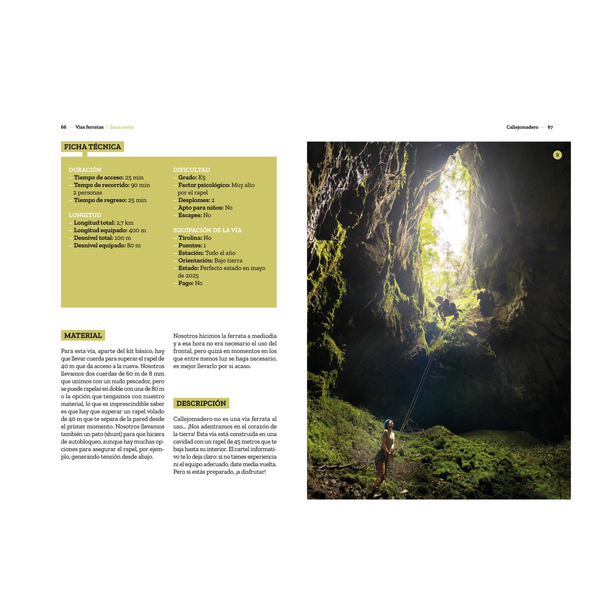 Vías ferratas: Rutas por España para todos los niveles con los mejores consejos (Capa mole com abas) 9