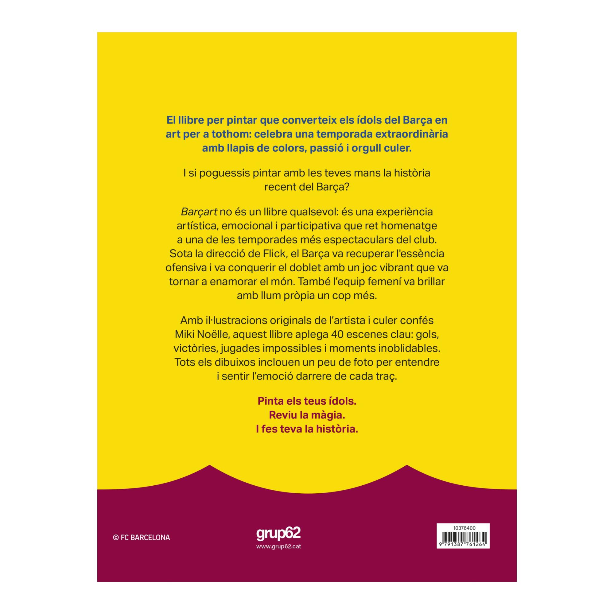 Barçart: pinta els teus ídols! (Capa mole com abas) 3