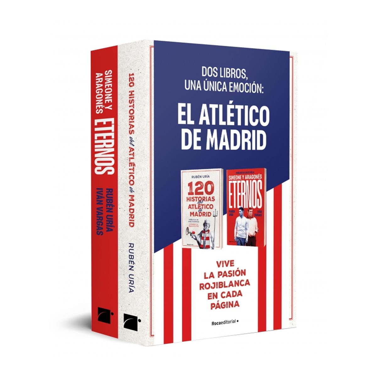 El Atlético de Madrid (pack con: 120 historias del Atlético de Madrid | Eternos: Simeone y Aragonés): Dos libros, una única emocion. Vive (Capa mole) 1