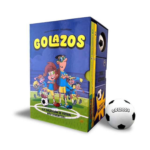 Imagem 0 de Estuche Golazos: 2 libros + pelota: Fantástico estuche para regalar con los dos primeros libros de «Golazos» y una pelota