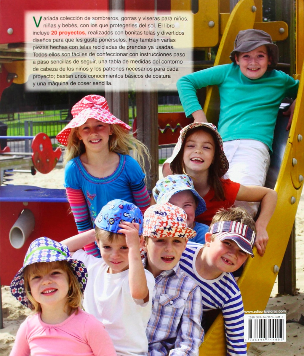 Sombreros, gorras y biseras para niños: 20 proyectos paso a paso con sus patrones 2