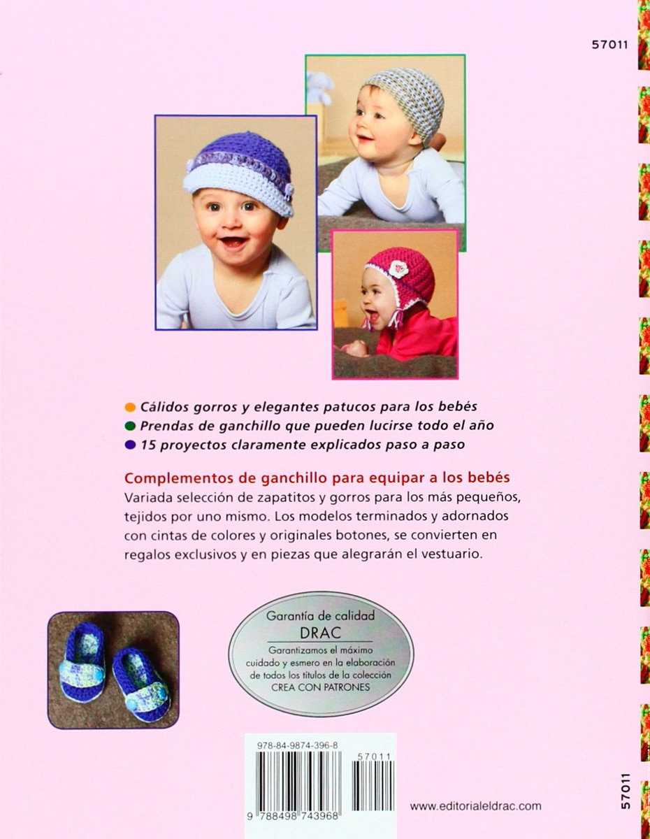 Gorros Y Patucos Para Bebés Tejidos A Ganchillo 2