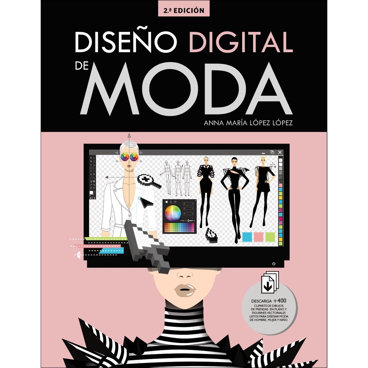 Diseño digital de moda (Tapa blanda con solapas) 1