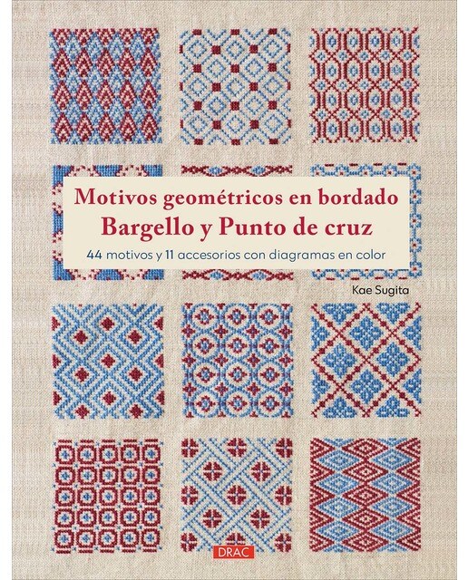 Imagem 0 de Motivos geométricos en bordado bargello y punto de cruz: 44 motivos y 11 accesorios con diagramas en color