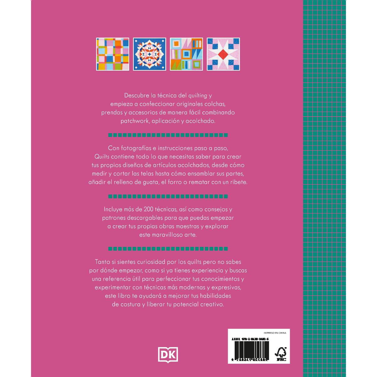 Quilts: Colchas, prendas y accesorios de patchwork acolchado: Guía completa paso a paso (Capa dura) 3