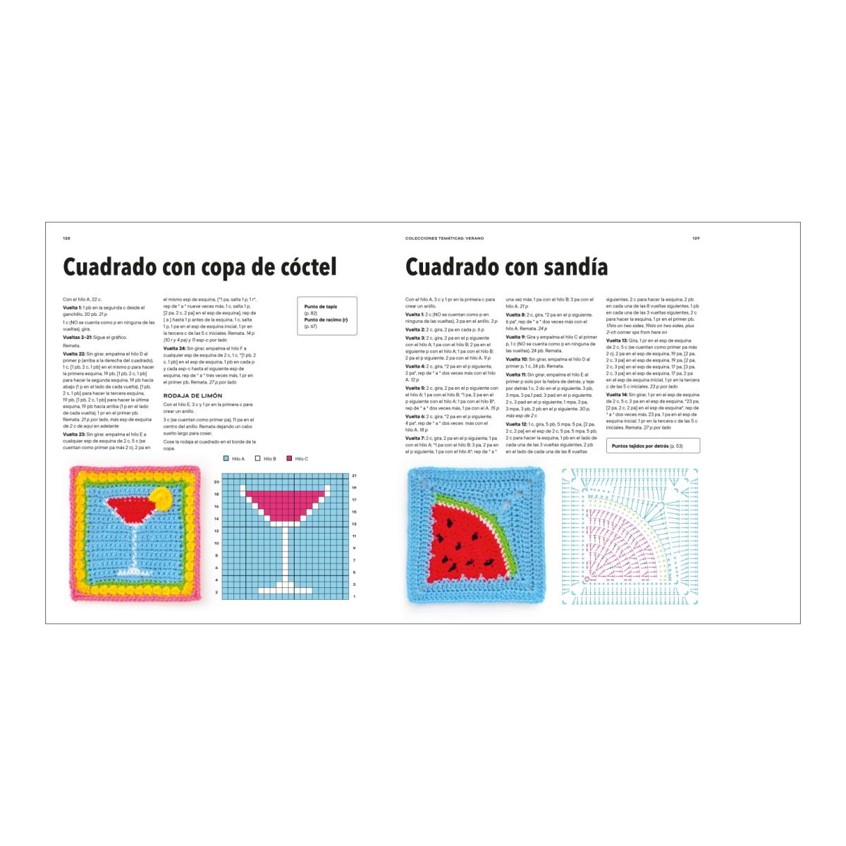 Granny Squares: Patrones de ganchillo clásicos y modernos (Capa dura) 6