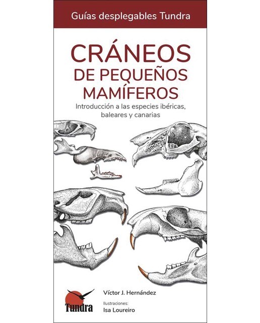 Cráneos de pequeños mamíferos - guias desplegables.