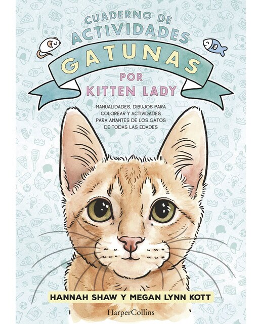 Cuaderno de actividades gatunas por kitten lady (Capa mole) 1