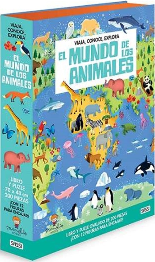 El mundo de los animales: Puzle - El Mundo de los Animales (Tapa dura).