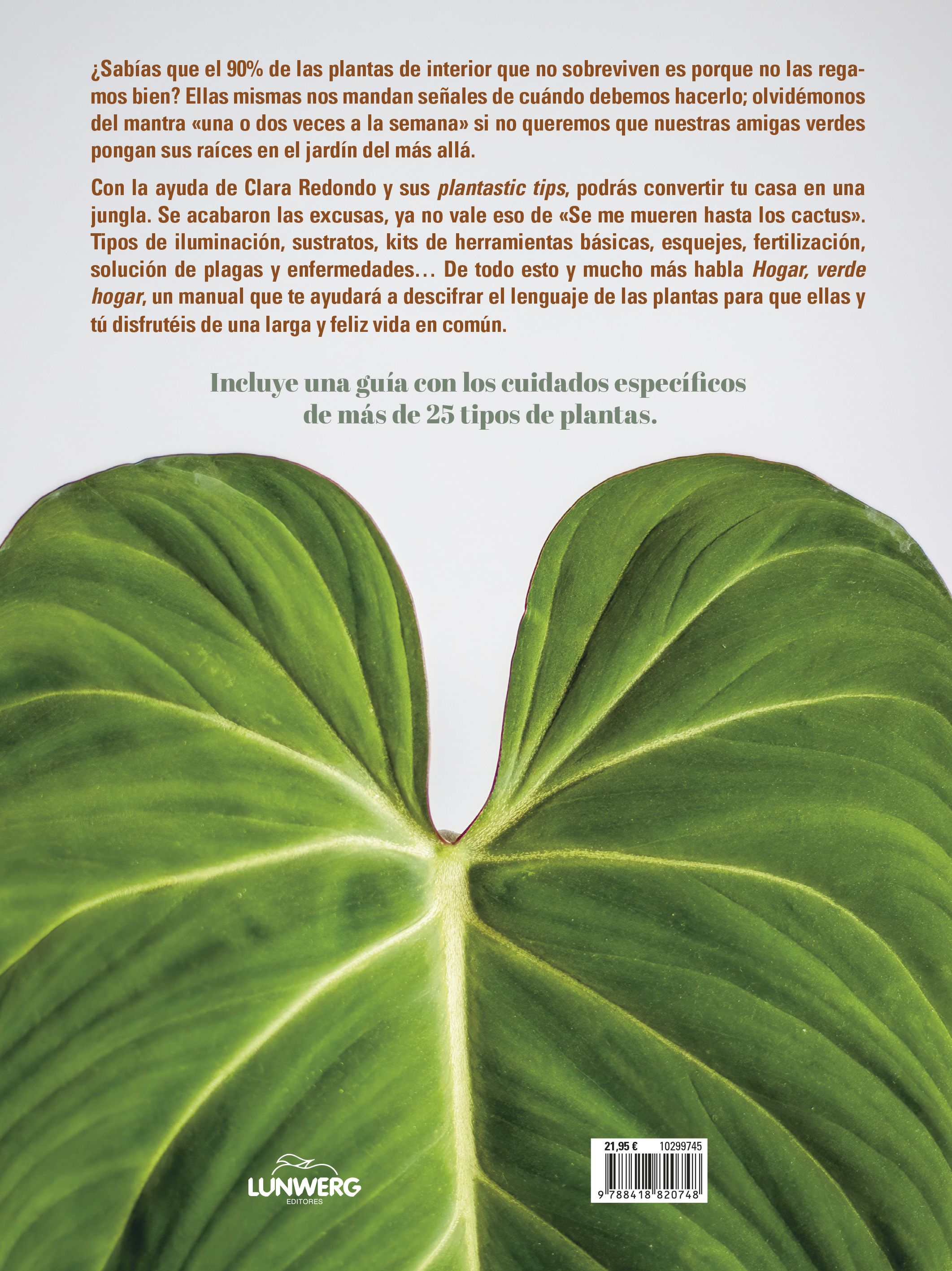 Hogar, verde hogar: Guía para cuidar tus plantas de interior (Capa mole com abas) 2