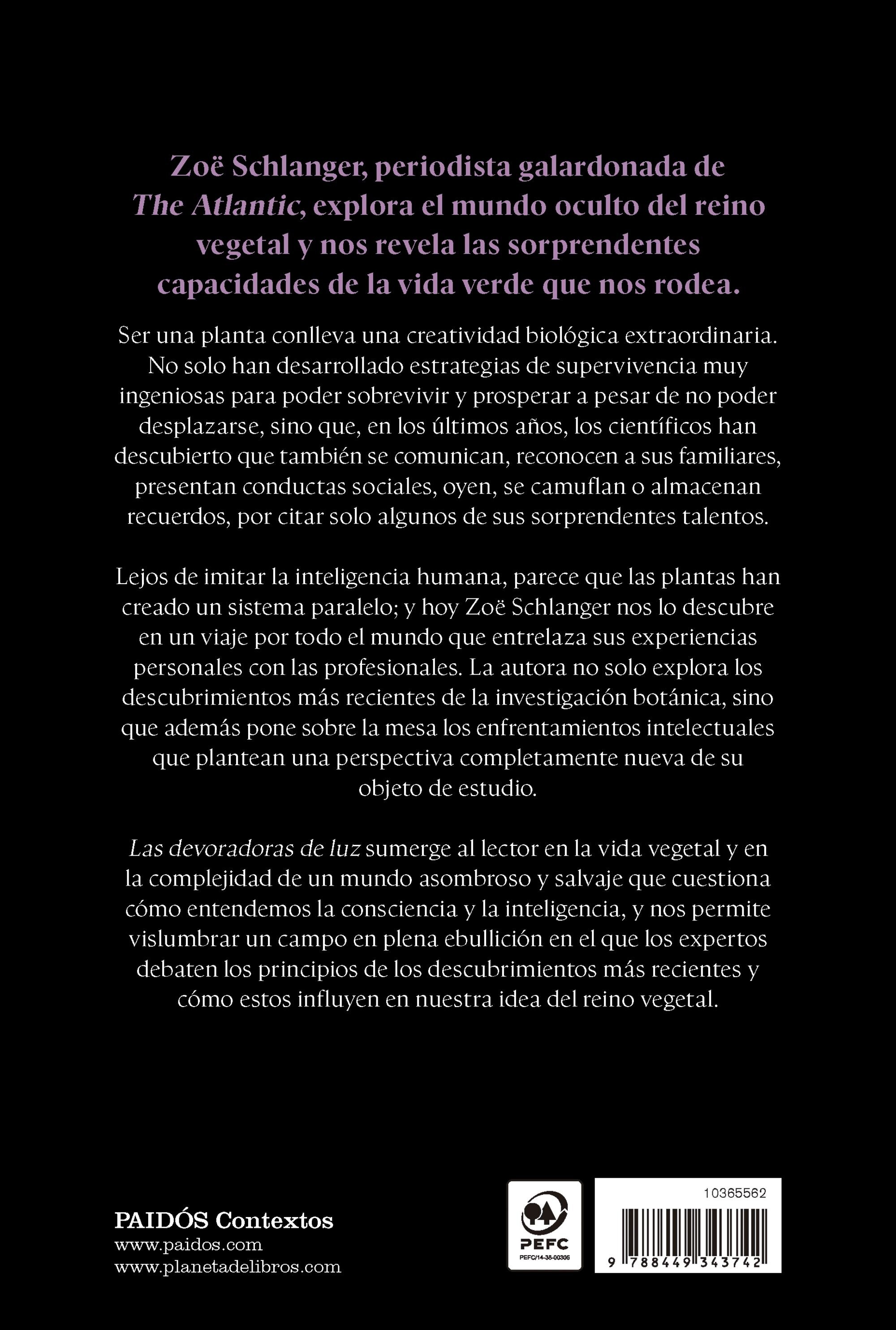 Las devoradoras de luz: Cómo la inteligencia de las plantas ofrece una nueva comprensión de la vida en la Tierra (Capa mole com abas) 2