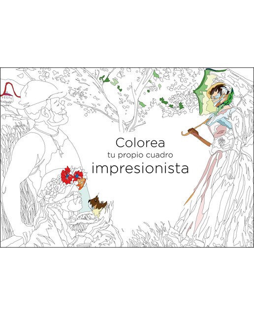 Colorea tu propio cuadro impresionista (Tapa blanda).