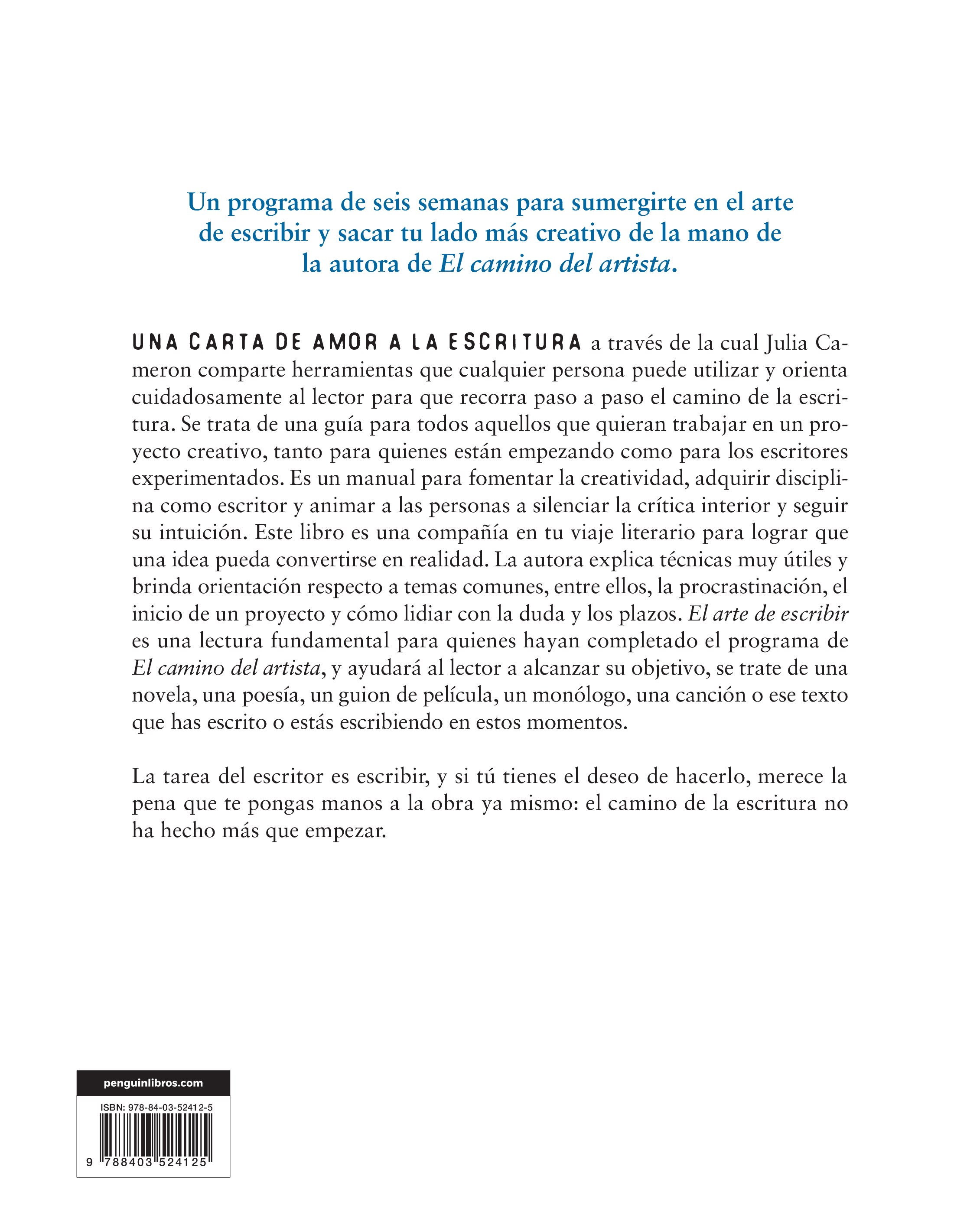 El camino de la escritura: Herramientas creativas para el arte de escribir (Tapa blanda) 2