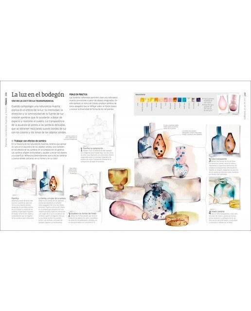 Acuarela. Técnicas artísticas: Aprende todas las técnicas, pinta paisajes y retratos y desarrolla tu propio estilo  (Tapa dura) 6