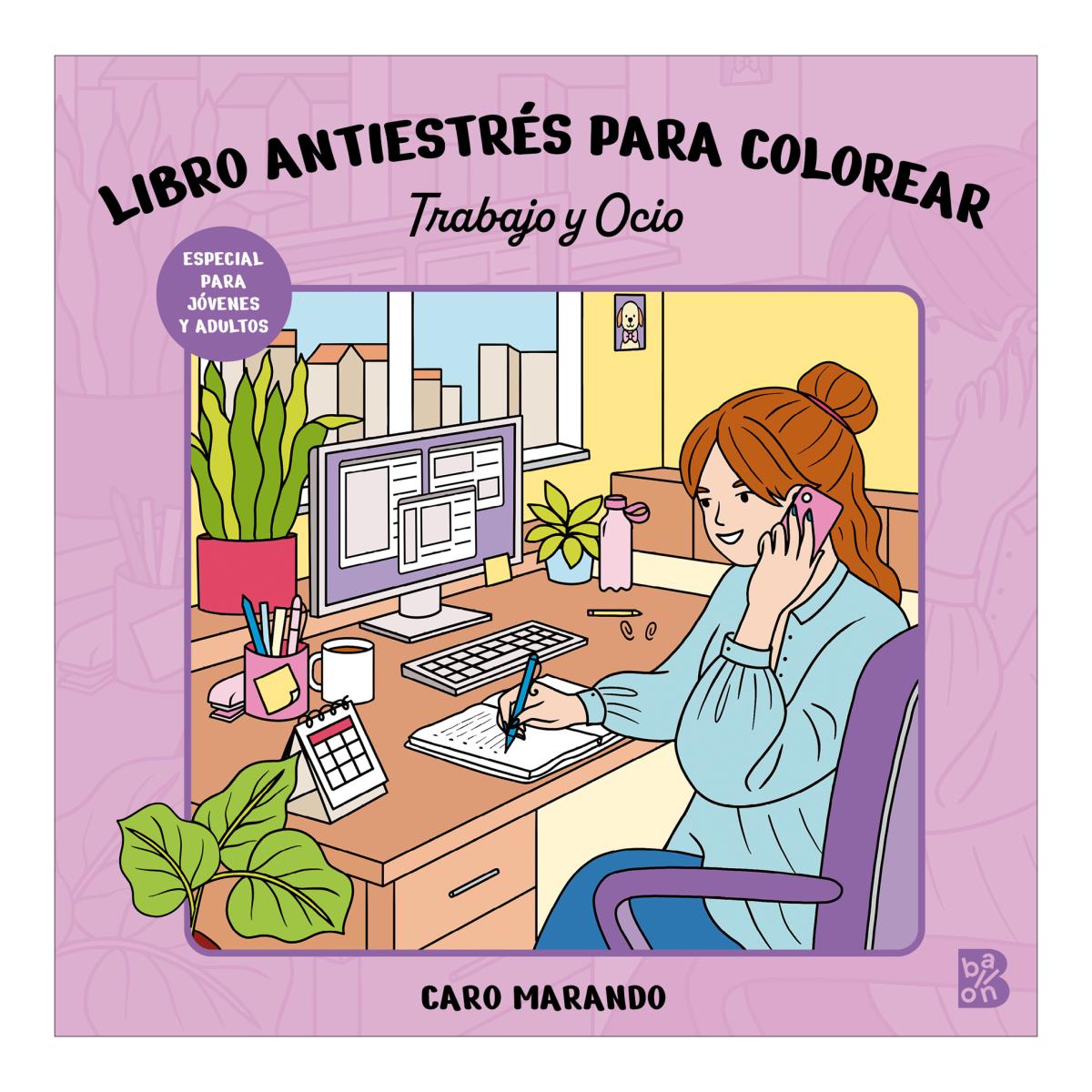Imagem 0 de LIBRO ANTIESTRÉS PARA COLOREAR-TRABAJO Y (Capa Mole)