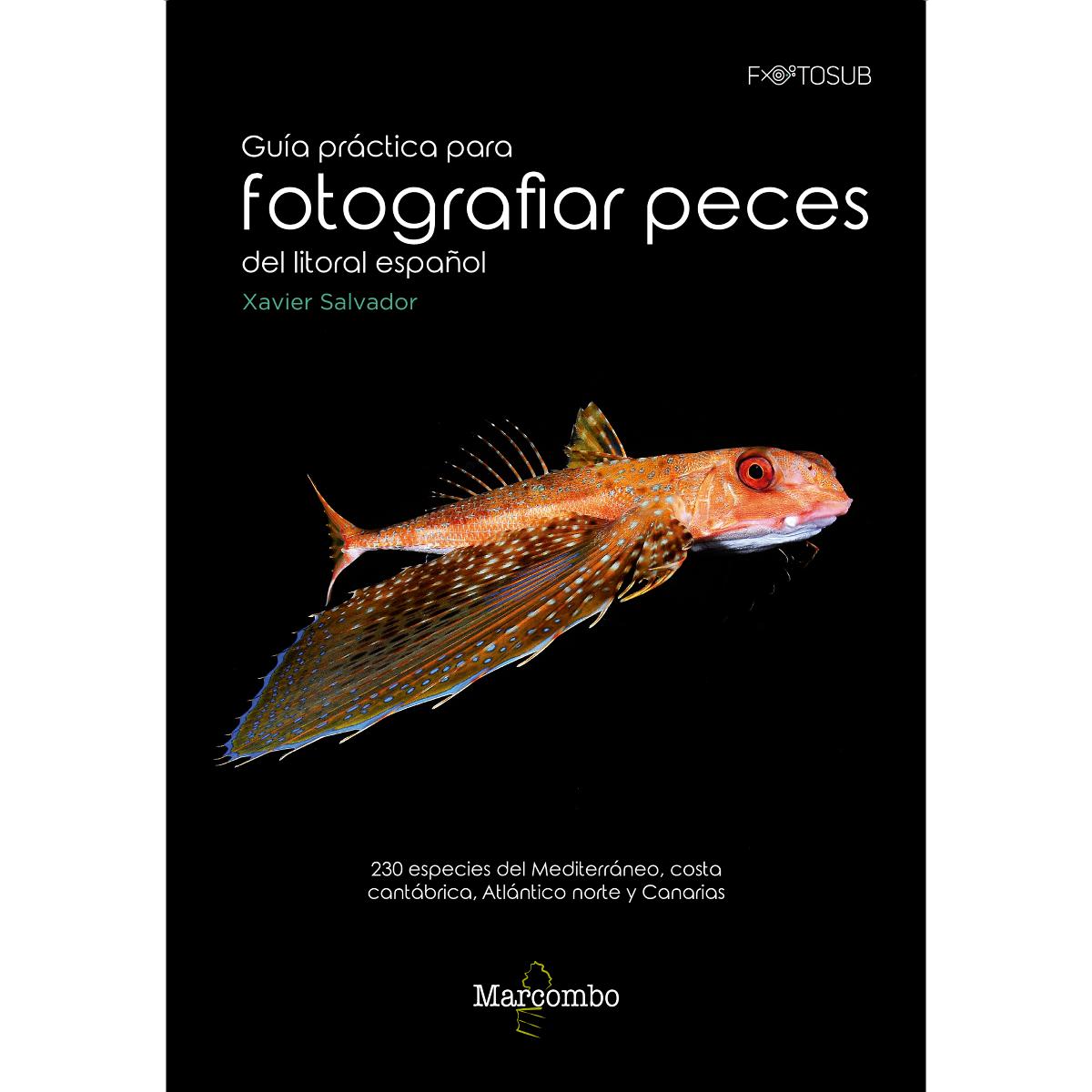 Guía práctica para fotografías peces del litoral español: 230 especies del Mediterráneo, costa cantábrica, Atlántico norte y Canarias (Tapa blanda).