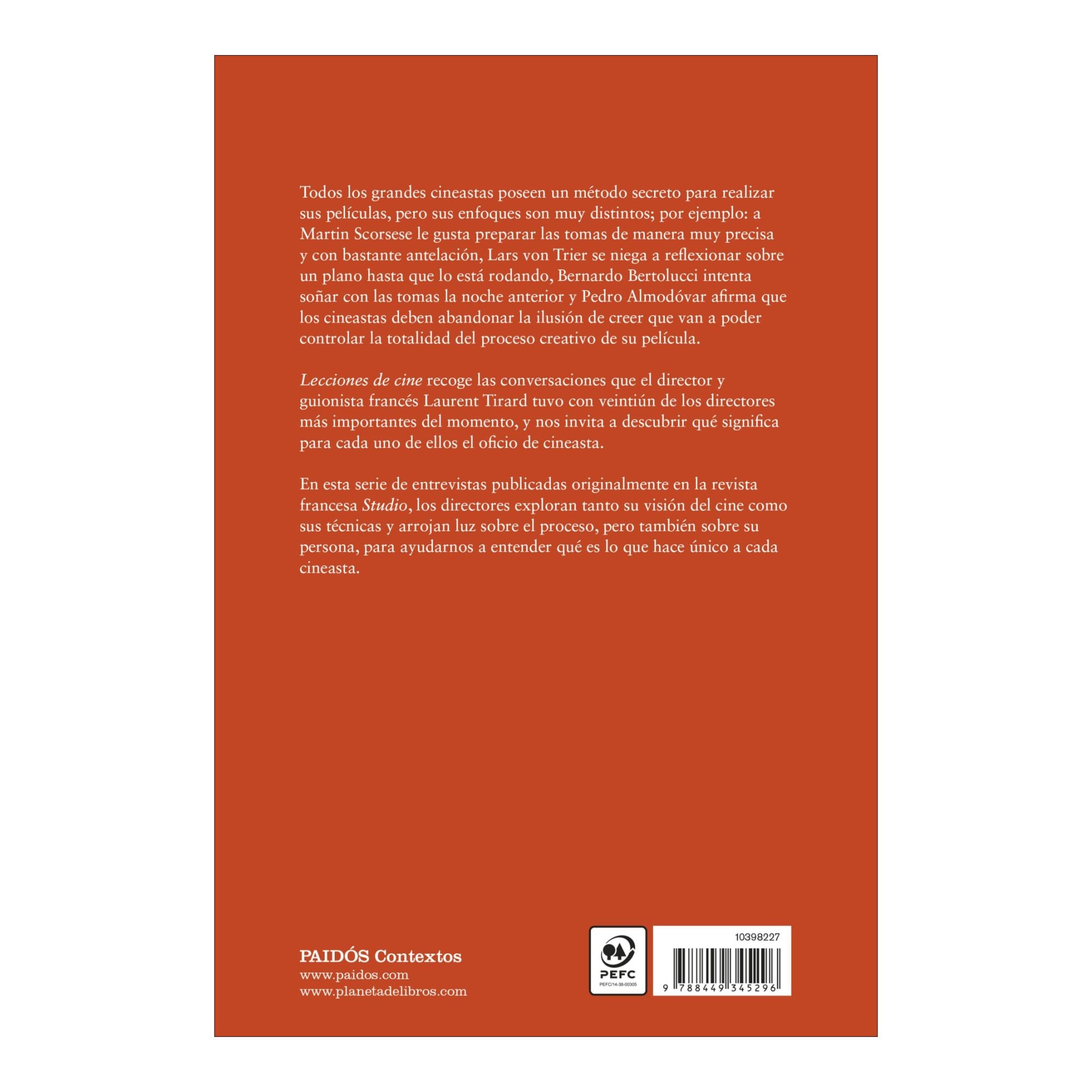 Lecciones de cine: Clases magistrales de grandes directores (Capa mole com abas) 2