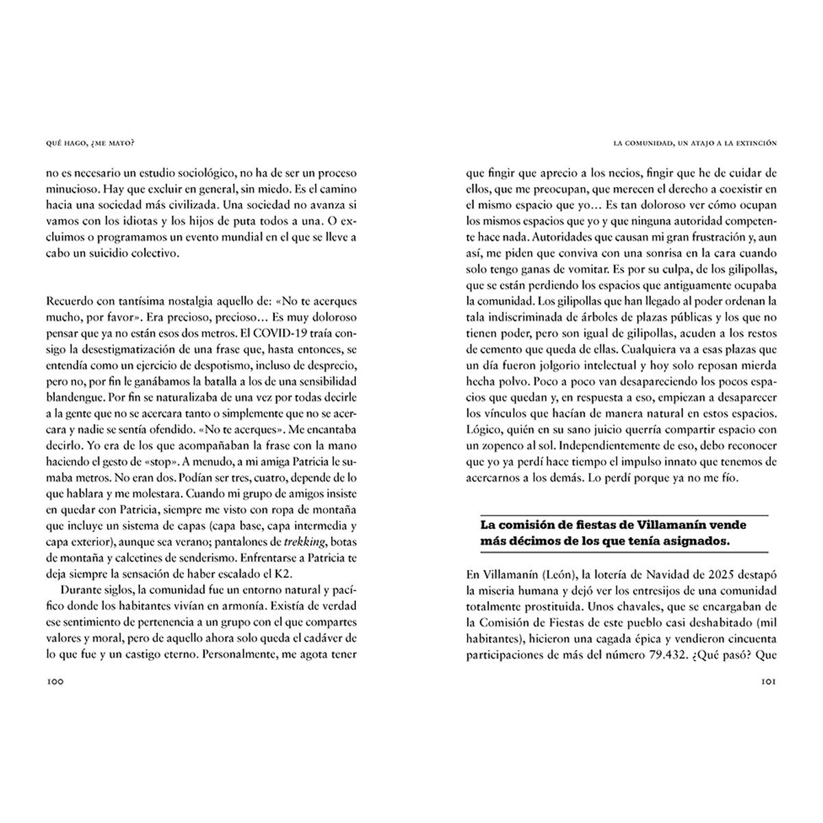 Imagen 4 de QUÉ HAGO, ¿ME MATO? (Tapa blanda)