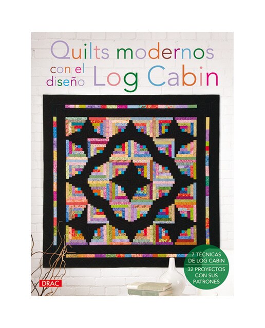 Quilts Modernos Con El Diseño Log Cabin 1