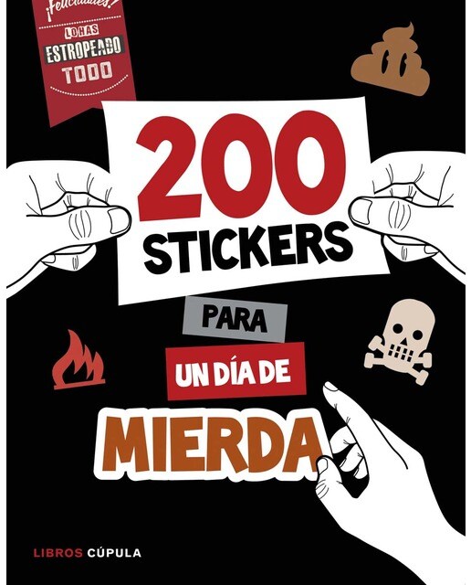 Más de 200 stickers para un día de mierda(Tapa blanda) 1