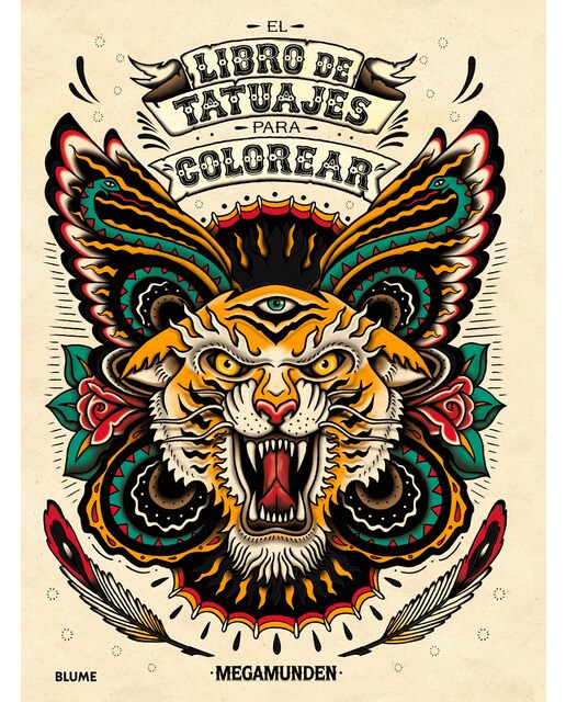 Libro de tatuajes para colorear 1