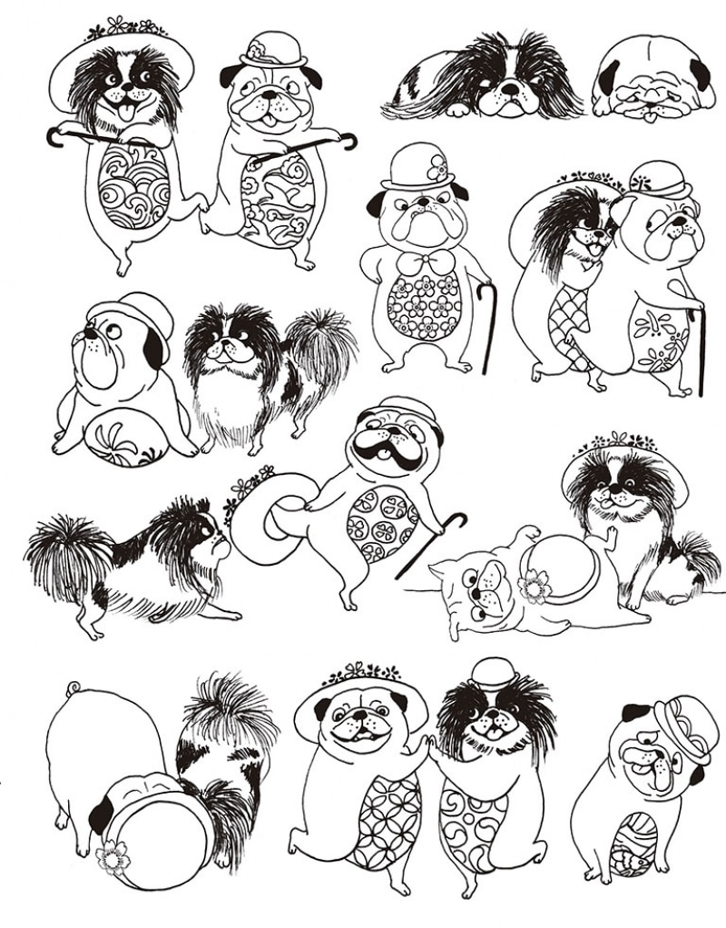 Un millón de perros: cachorros adorables para colorear (Libro de colorear para adultos) (Capa mole) 5