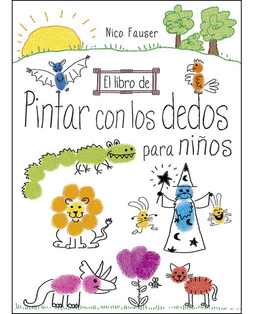 El libro de pintar con los dedos para niños 1