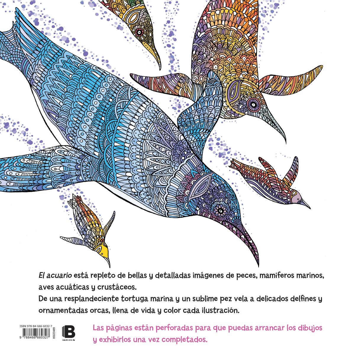 El acuario: Criaturas marinas para colorear(Tapa blanda) 2