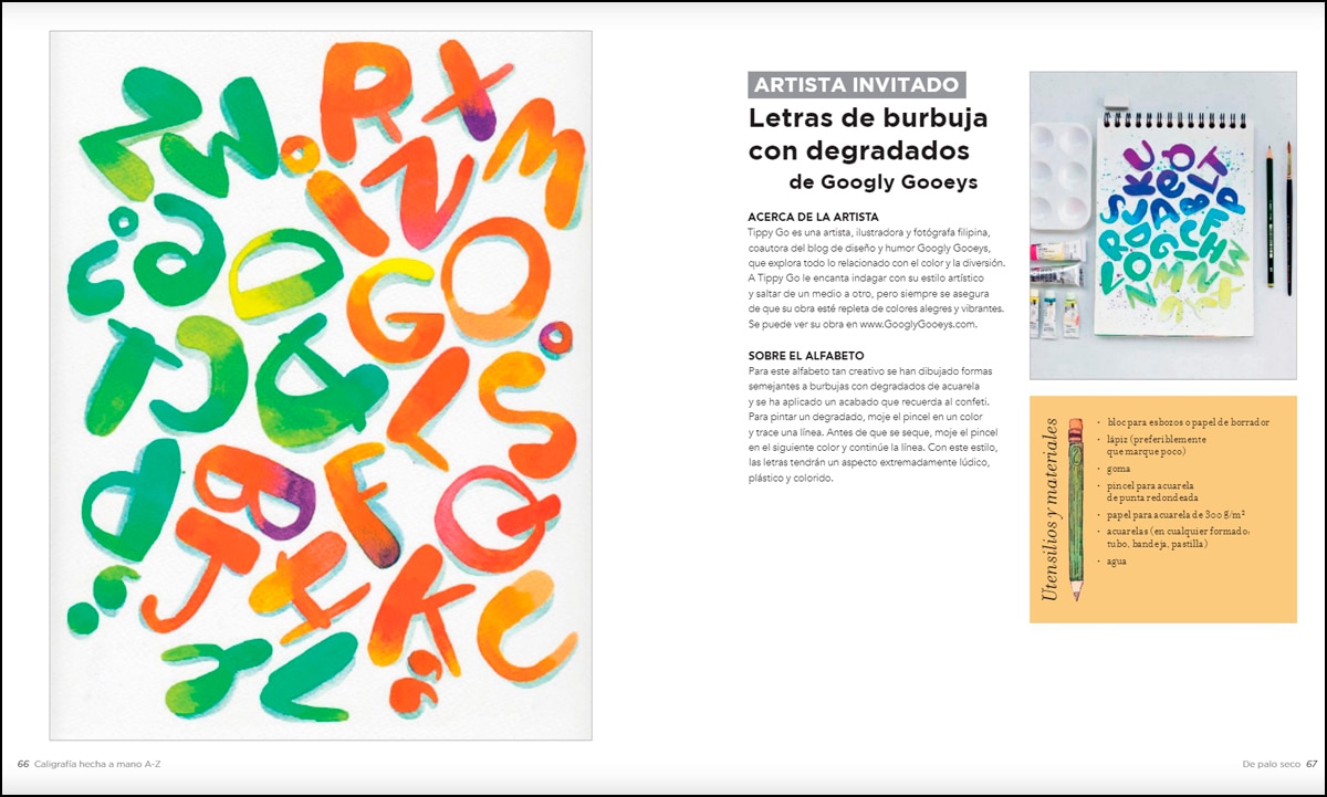 Caligrafía hecha a mano A-Z: Un mundo de ideas creativas para dibujar y diseñar alfabetos (Capa mole com abas) 4