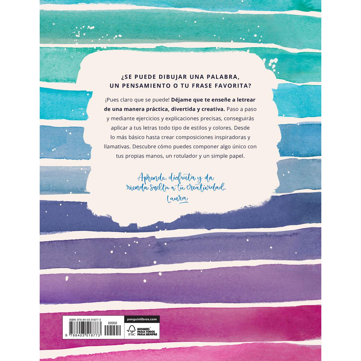 LetreArte: Descubre el arte de dibujar letras bonitas con este cuaderno de lettering para adultos. Una guía con instrucciones, consejos (Tapa blanda) 2