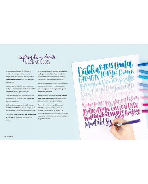 LetreArte: Descubre el arte de dibujar letras bonitas con este cuaderno de lettering para adultos. Una guía con instrucciones, consejos  (Tapa blanda) 5