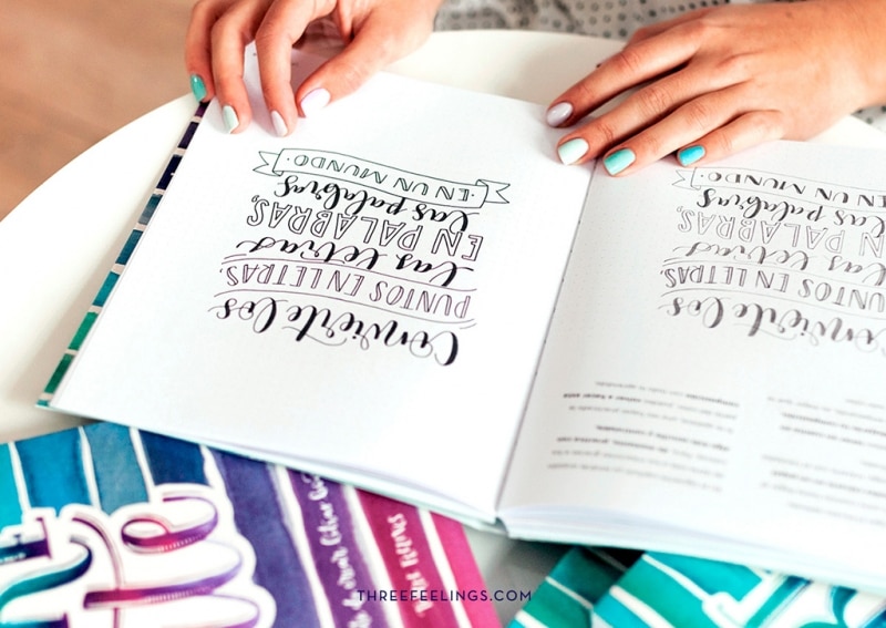 LetreArte: Descubre el arte de dibujar letras bonitas con este cuaderno de lettering para adultos. Una guía con instrucciones, consejos (Tapa blanda) 7