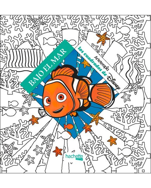 Arteterapia. Los cuadrados de Disney. Bajo el mar (Capa mole) 1